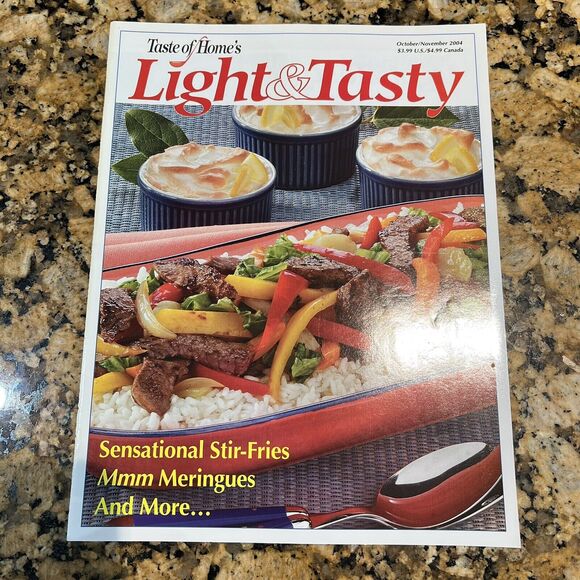 Taste of Homes Light And Tasty Cooking Recipe Magazines 2004 Back Issue Set Of 6 - Picture 10 of 13